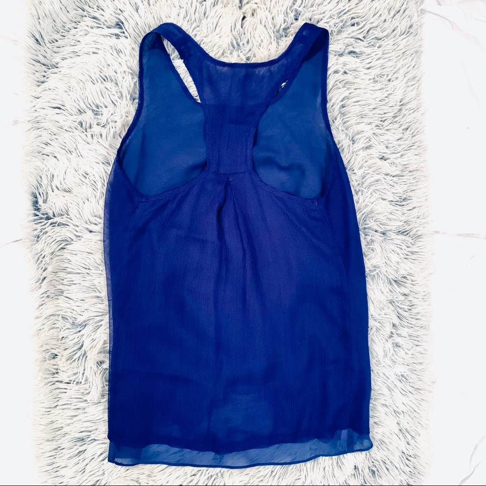 Blue/Gold Racerback Tank - Picture 3 of 4